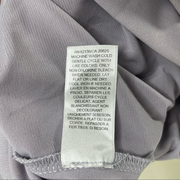 GUESS Lavender Tunic with Slit Sleeves - Sz. L - Picture 8 of 9